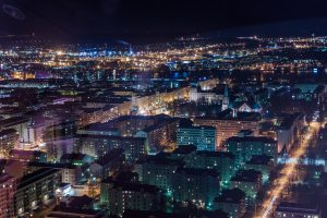 Night View Of Tampere
